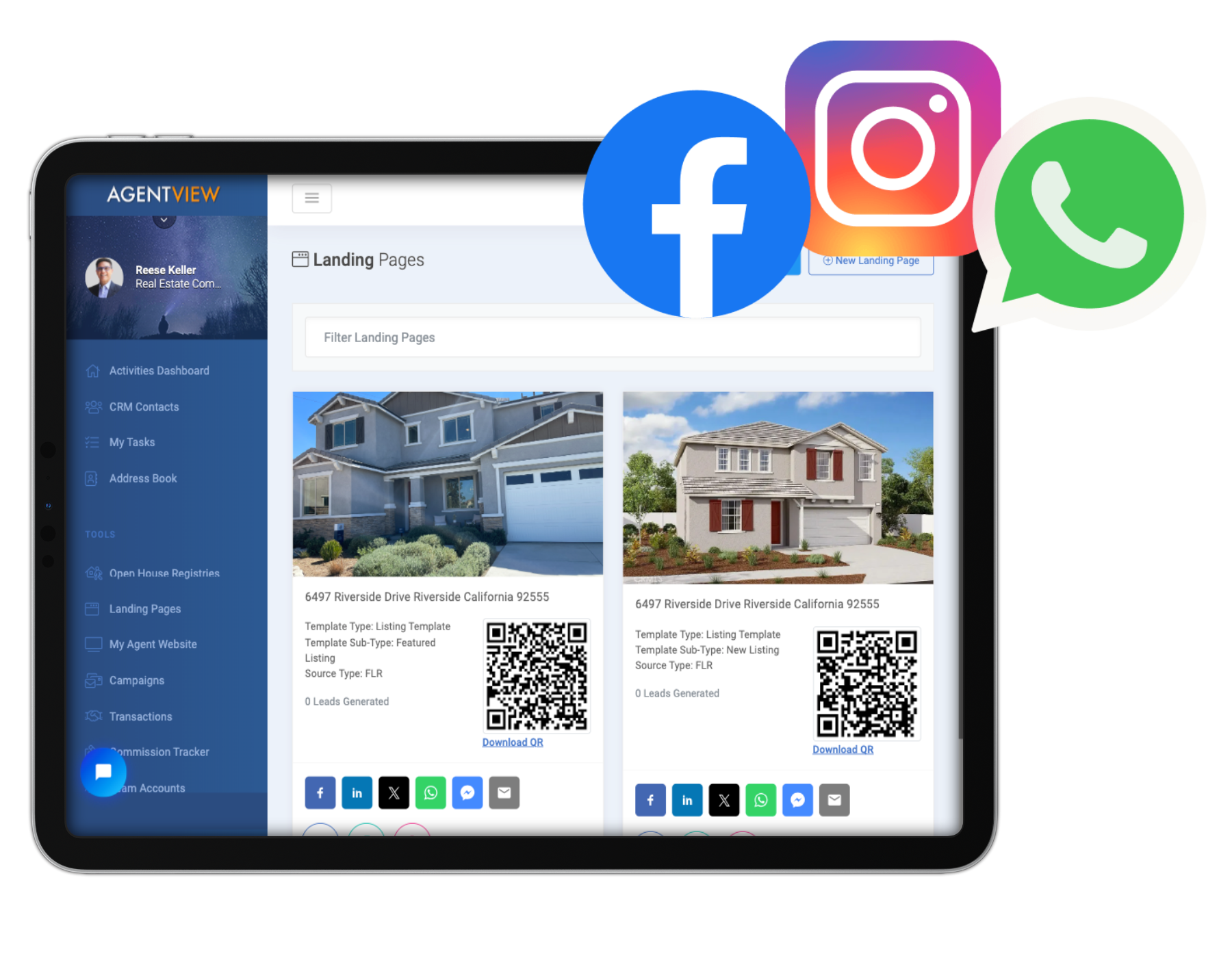 Social Media Sharing for Real Estate